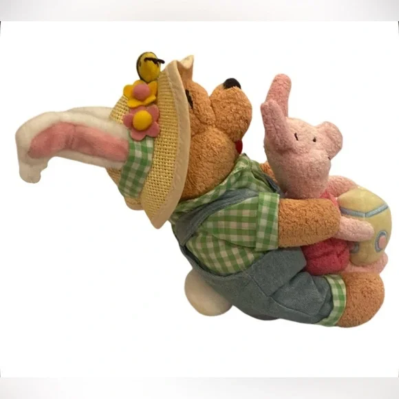 Disney Pooh & Piglet lot of 6 plush 6โ-11โ - Picture 9 of 16